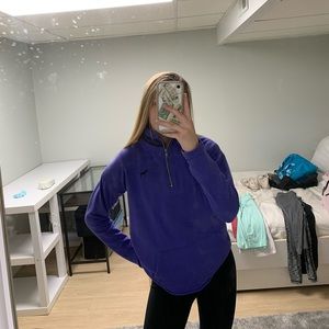 Victoria Secret PINK Purple Quarter Zip